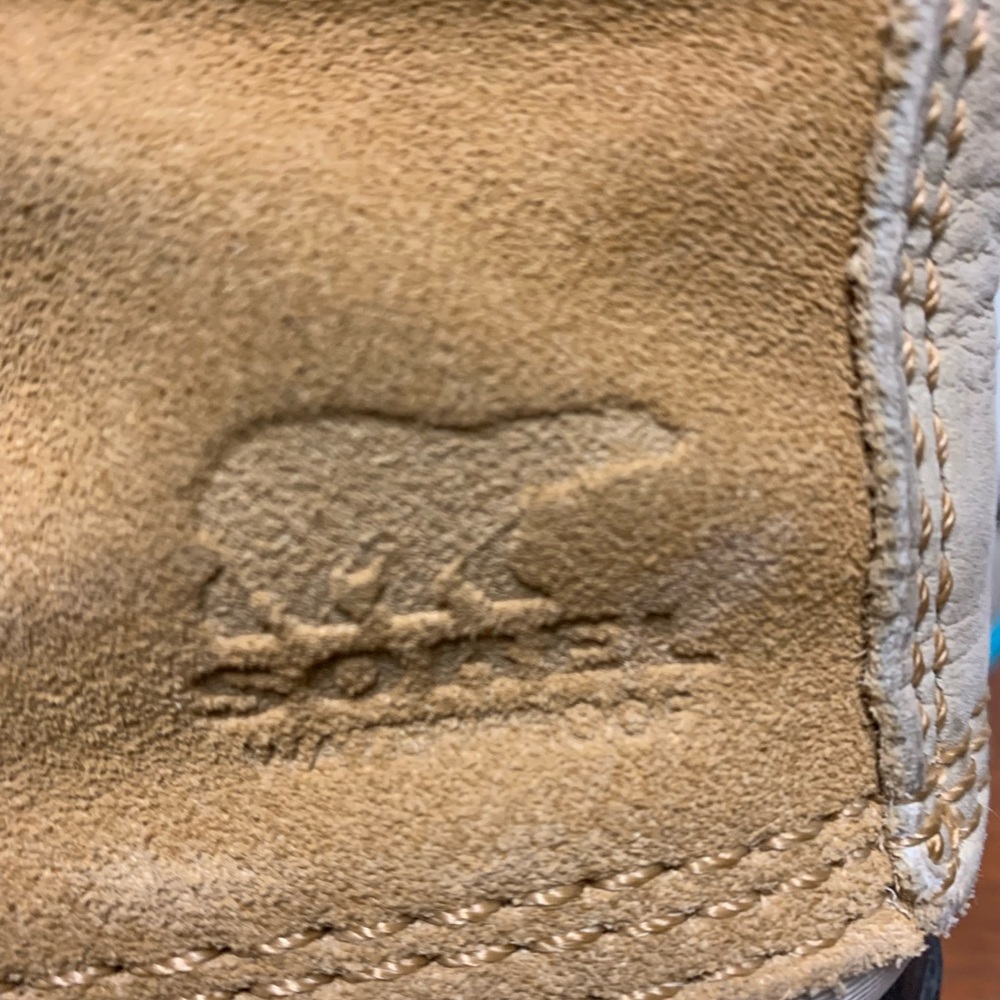 Sorel Women's Tan, Black & Turquoise Lace-Up Winter Boots with Faux Fur. - Picture 6 of 8